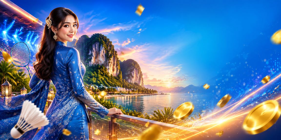 Bonus rebat Hari Raya di Ipoh dengan pakaian baju kurung berwarna biru lembut