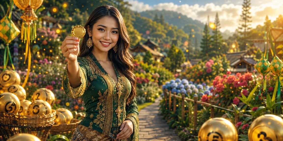 Laman loteri Malaysia dengan gaya Melayu berwarna biru dan putih